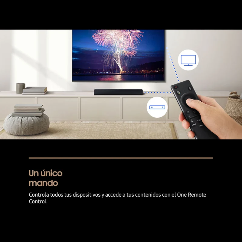 Samsung Pantalla 85" 4K UHD Smart U8000F, UN85U8000FPXPA + Gratis Barra de Sonido 2.0 Canales con Subwoofer, HW-B400F/ZP