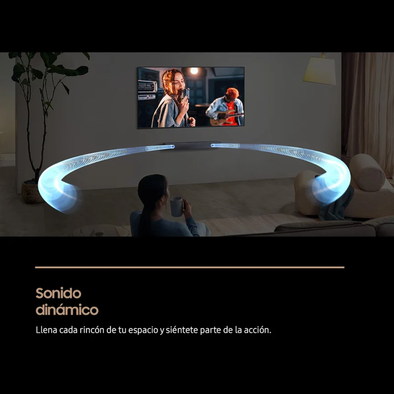 Samsung Pantalla 85" 4K UHD Smart U8000F, UN85U8000FPXPA + Gratis Barra de Sonido 2.0 Canales con Subwoofer, HW-B400F/ZP