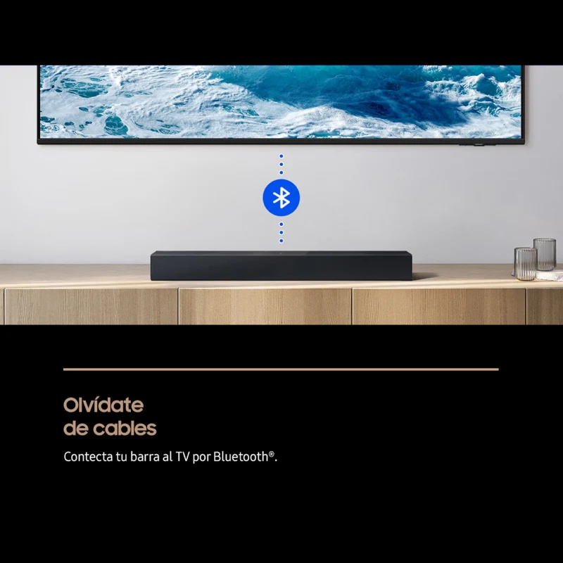 Samsung Pantalla 85" 4K UHD Smart U8000F, UN85U8000FPXPA + Gratis Barra de Sonido 2.0 Canales con Subwoofer, HW-B400F/ZP