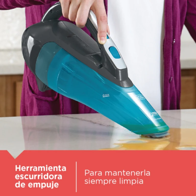 Black & Decker Aspiradora de Mano Inalámbrica Dustbuster (HLWVA325J21-B3) Caja Abierta