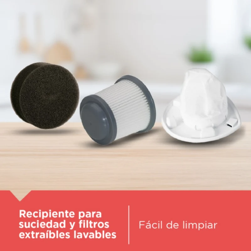 Black & Decker Aspiradora de Mano Inalámbrica Dustbuster (HLWVA325J21-B3) Caja Abierta