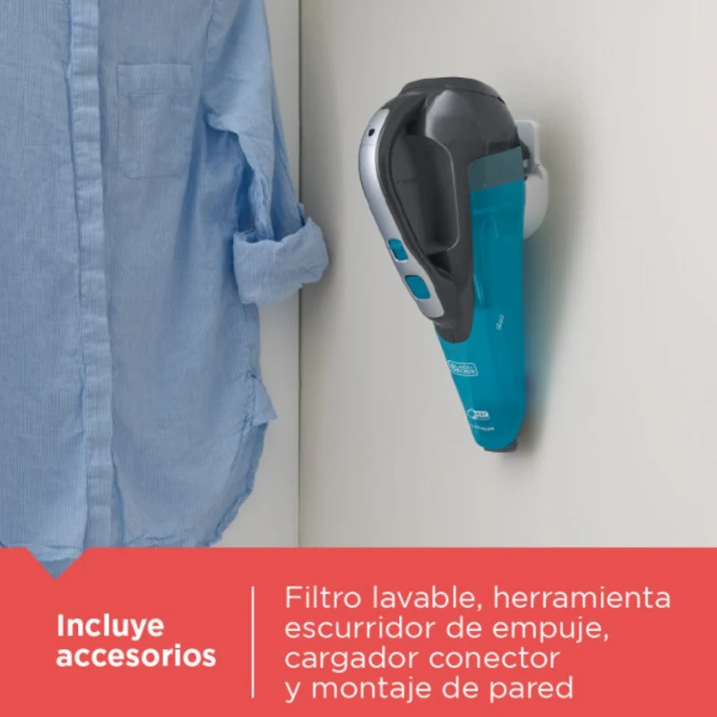 Black & Decker Aspiradora de Mano Inalámbrica Dustbuster (HLWVA325J21-B3) Caja Abierta