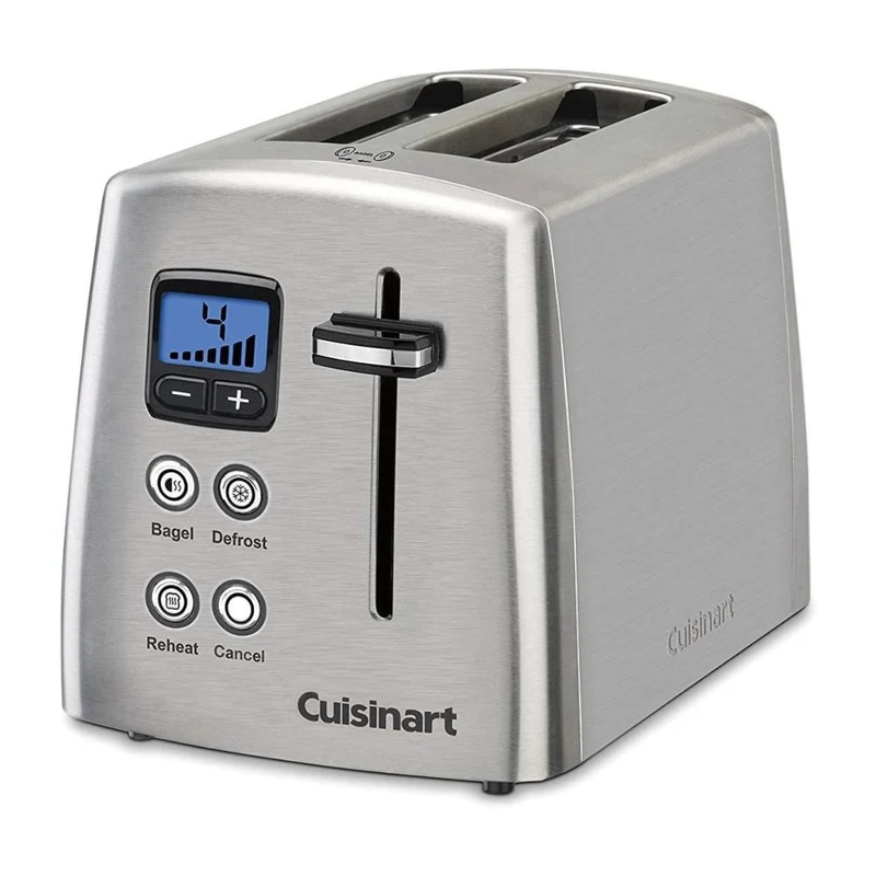 Cuisinart Tostador de Pan con Temporizador 2 Rebanadas, CPT-415P1
