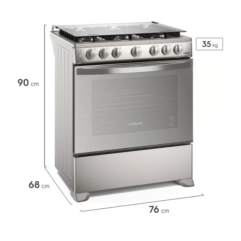 Frigidaire Cocina de Gas 30" Acero Inoxidable, FKGN30C3FYI