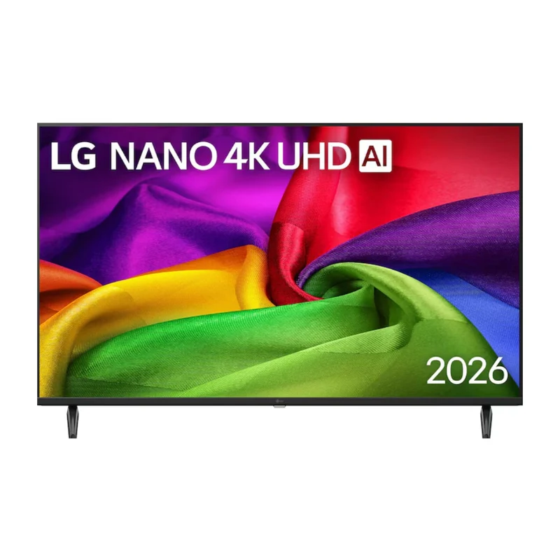 LG Pantalla 50" Nano 4K UHD Smart NU80 2026, 50NU800BPSC + Gratis Xtech Soporte Inclinable de Pared para Pantalla de 32" a 70"