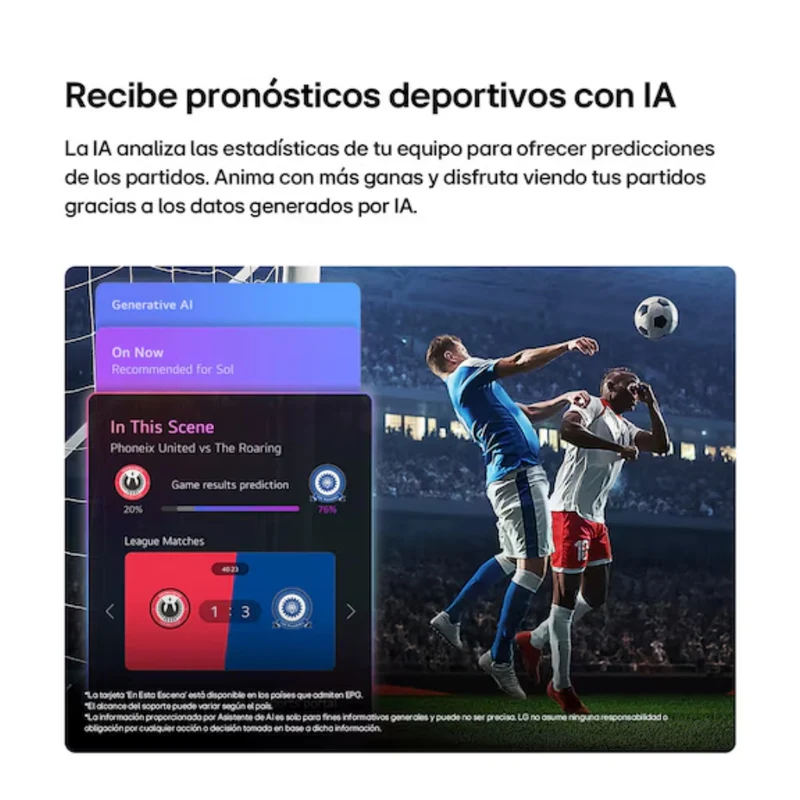 LG Pantalla 50" Nano 4K UHD Smart NU80 2026, 50NU800BPSC + Gratis Xtech Soporte Inclinable de Pared para Pantalla de 32" a 70"