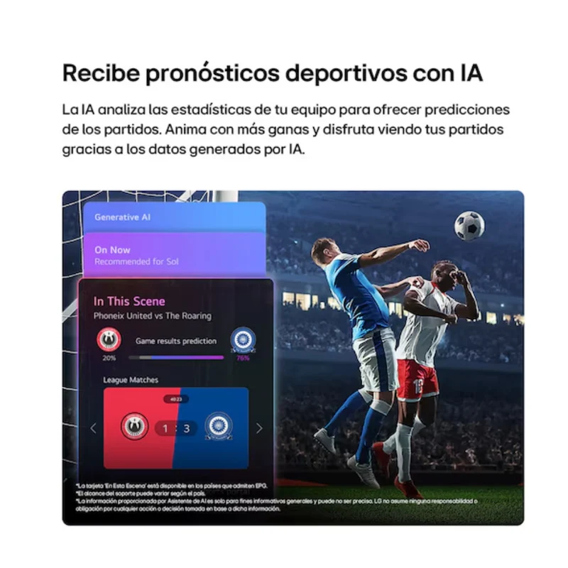 LG Pantalla 43" Nano 4K UHD Smart NU80 2026, 43NU800BPSC + Gratis Xtech Soporte Inclinable de Pared para Pantalla de 32" a 70"
