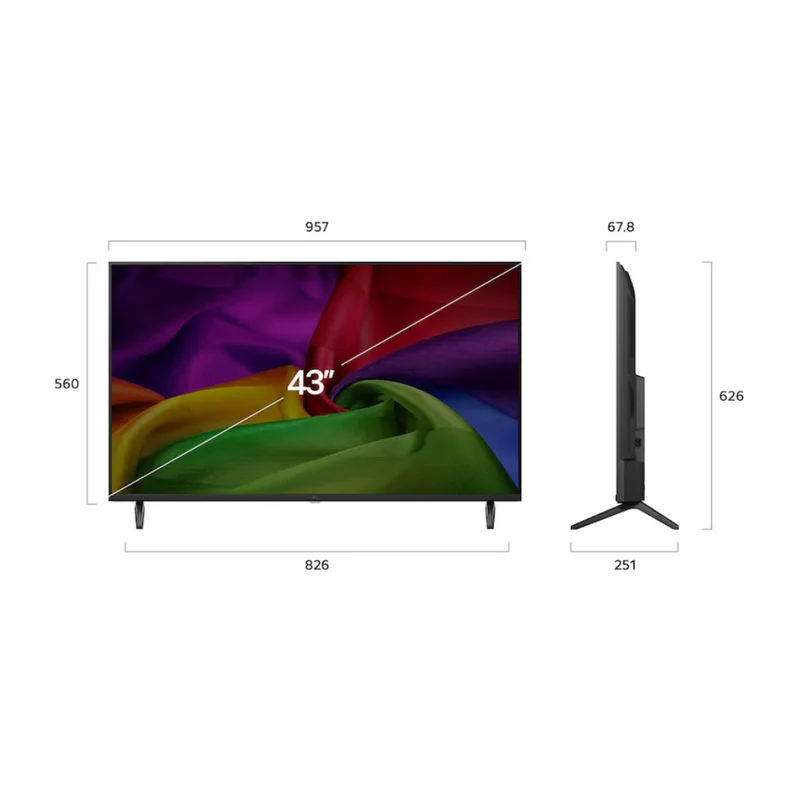 LG Pantalla 43" Nano 4K UHD Smart NU80 2026, 43NU800BPSC + Gratis Xtech Soporte Inclinable de Pared para Pantalla de 32" a 70"