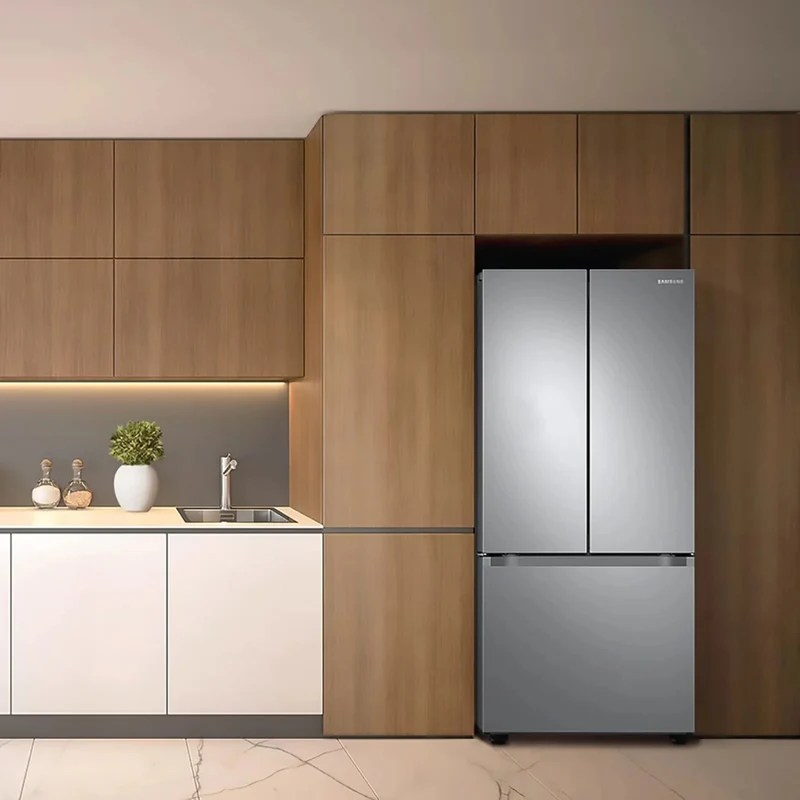 Samsung Refrigeradora French Door 22 Pies Cúbicos RF22A4010S9/AP, Caja Abierta