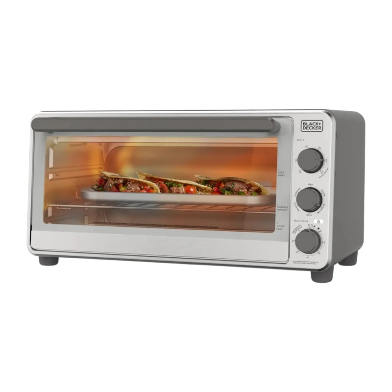 Black & Decker Horno Tostador de Convección Extra Ancho 12 Rebanadas, TO8230-0GDLA