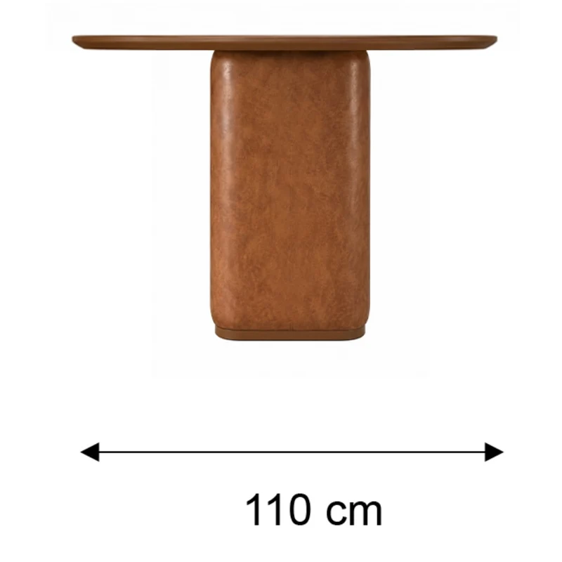 Tokoa Mesa para Comedor MDF Canela 184x75x110cm (PA1202551)