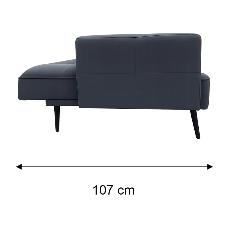 Tokoa Sofá Cama Tela de Lino con 2 Almohadas 184x78x87.5cm (SA-4377)