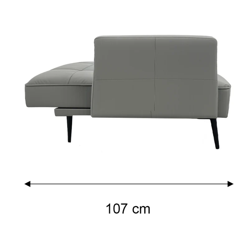Tokoa Sofá Cama Cuero Sintético con 2 Almohadas 184x78x87.5cm (SA-4378)