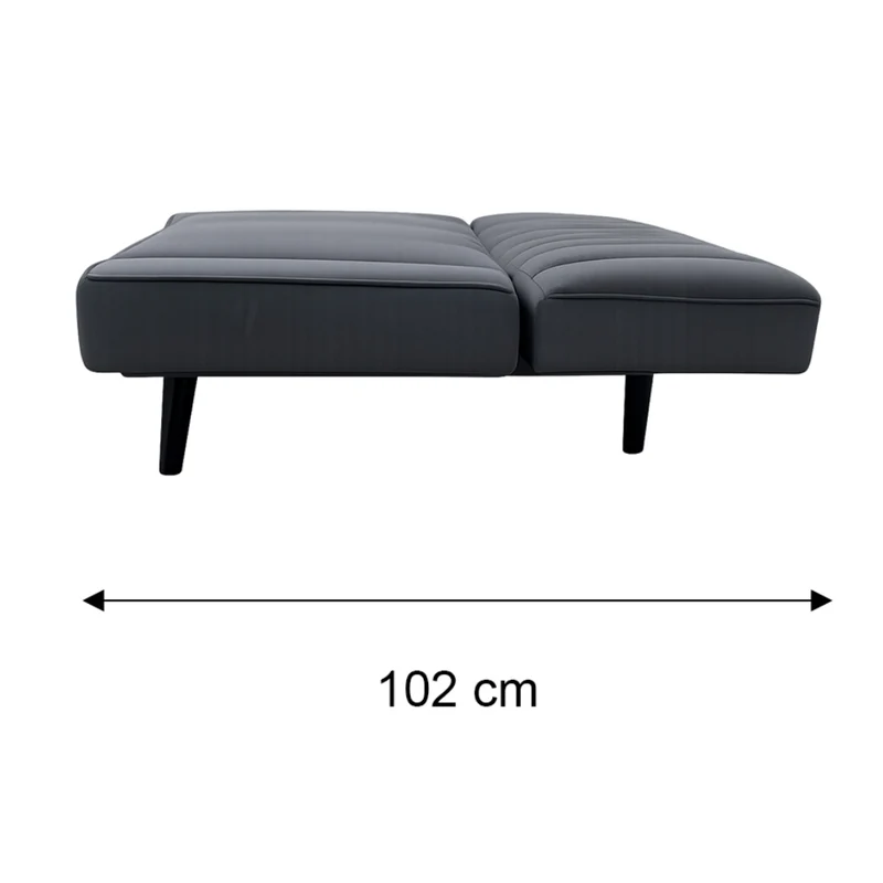 Tokoa Sofá Cama Tela de Lino con Brazos Ajustables 188x79x82cm (SA-4379)