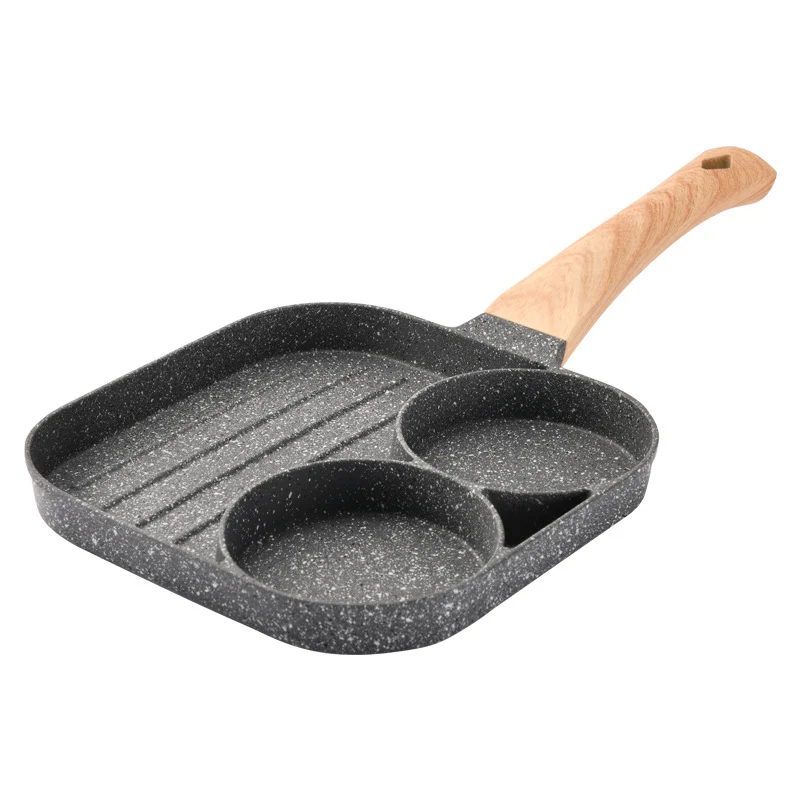 Sartén de Cocina con 2 Espacios y Plancha