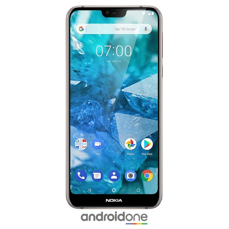 Nokia 7.1 - Android One (Pie) - 64GB - 12+5MP Dual Camera - Dual SIM Desbloqueado Smartphone, Acero