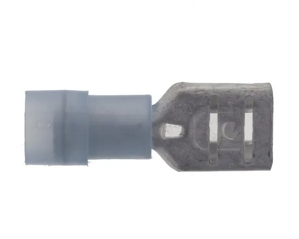 Terminal hembra 6,3mm con protector y conexión a presión