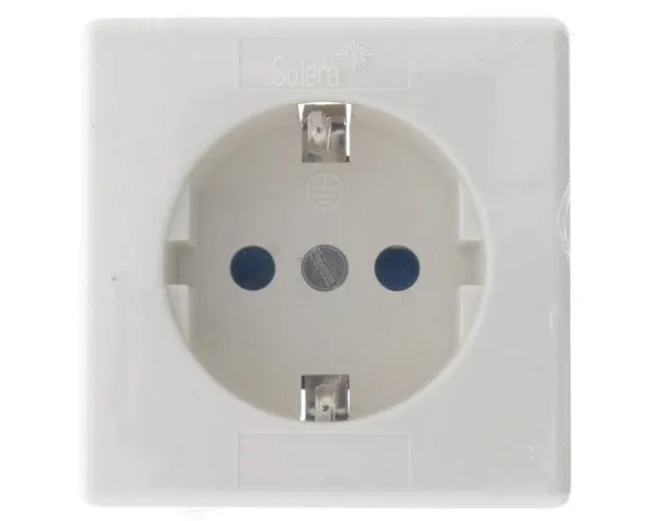 Base de Superficie Schuko Blanca 16A 250V | AS07101