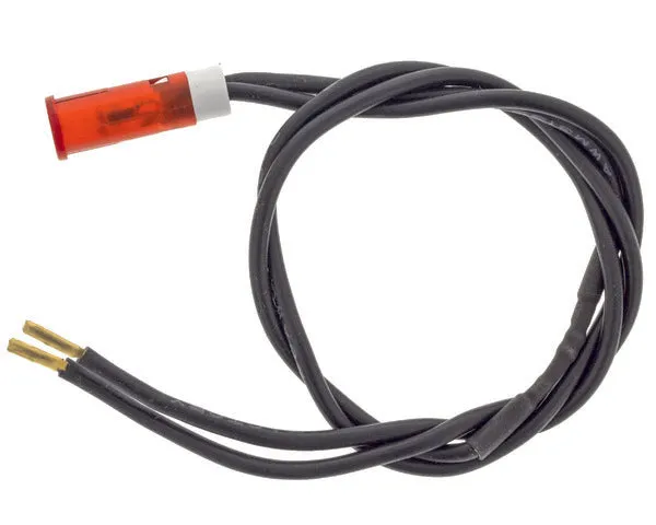 Piloto neón rojo ø 6mm 220v s183