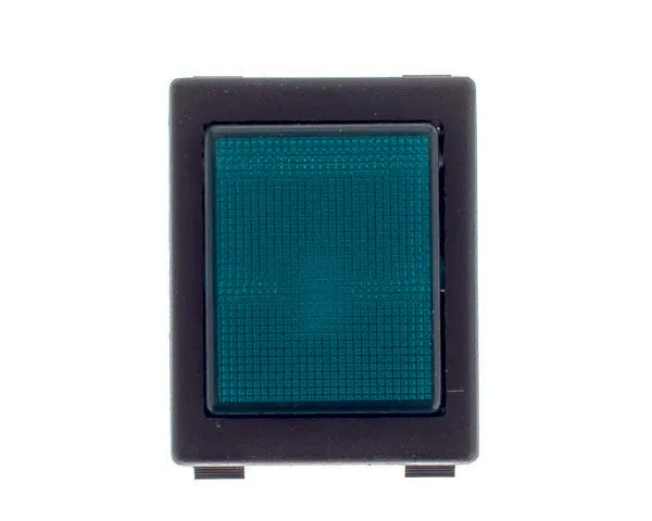 Piloto verde 30x22mm 125/230v 16/8a