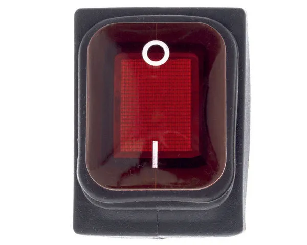 Interruptor bipolar 1t con piloto rojo