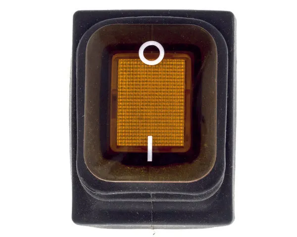 Interruptor bipolar 1t con piloto ambar