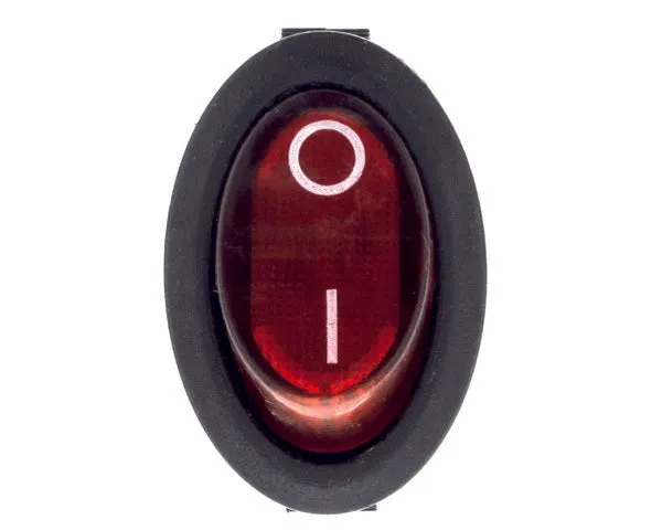 Interruptor on/off rojo 250v