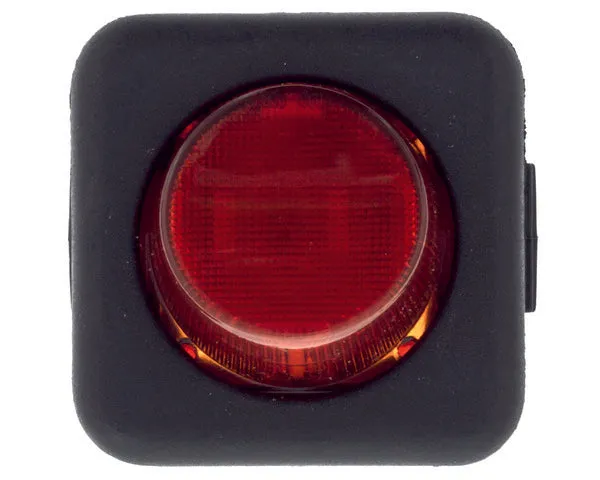 JEMI Pulsador lavavajillas rojo 25x25mm.