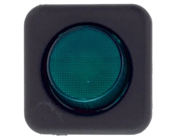 Interruptor lavavajillas verde 25x25 mm