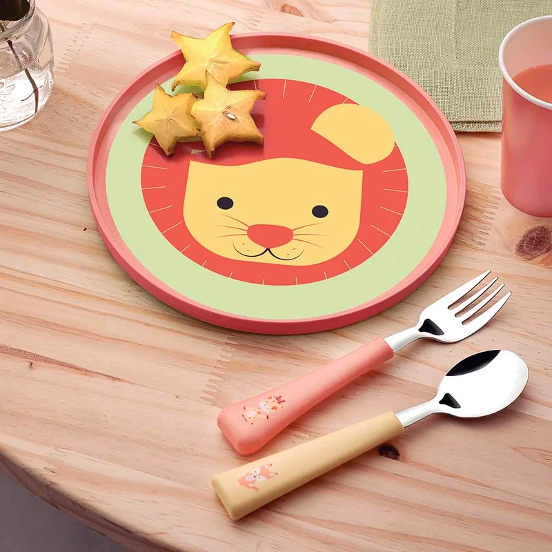 Juego infantil colorido baby friends 3 piezas Tramontina