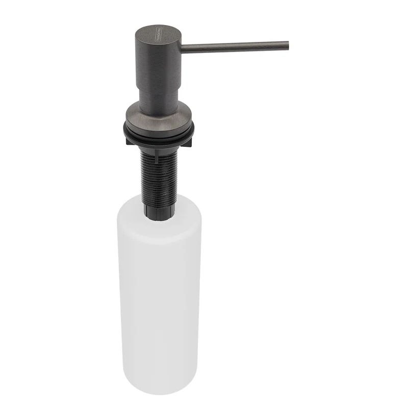 Dosificador de jabón en acero inoxidable negro 500 ml Tramontina
