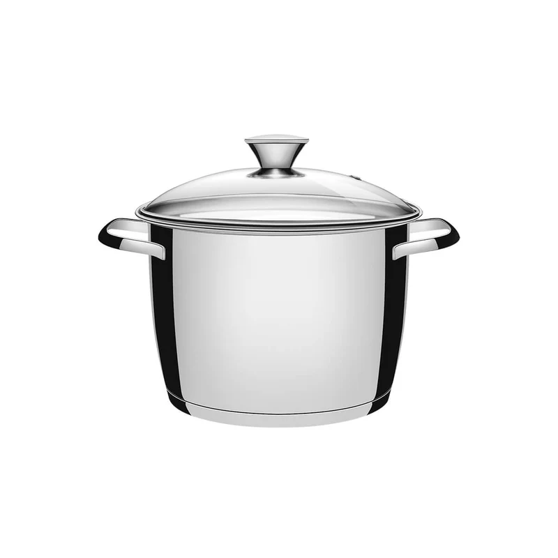 Olla alta con tapa de vidrio de 5.5 litros Tramontina