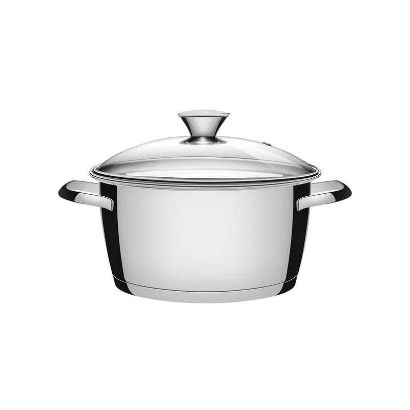 Olla alta con tapa de vidrio de 5.7 litros Tramontina