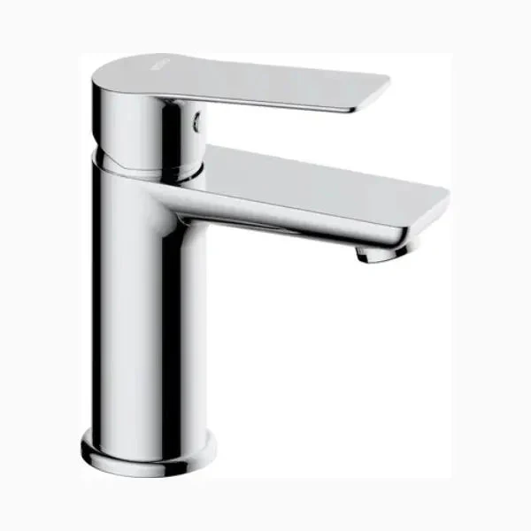 Grifo de lavabo Stillo Cronos Cold Open, cromo o negro