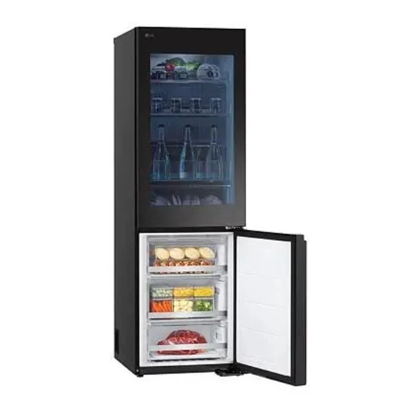 Frigorífico Combi LG GBG5160CEV Instaview DoorCooling+ Negro Grafito 1,86 m
