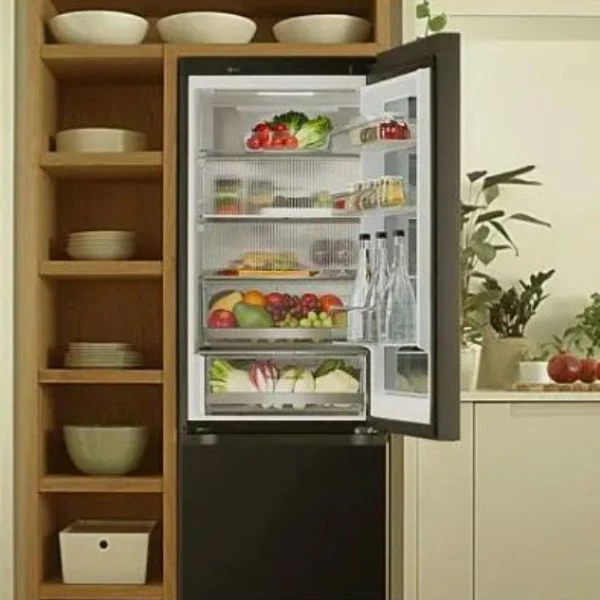 Frigorífico Combi LG GBG5160CEV Instaview DoorCooling+ Negro Grafito 1,86 m
