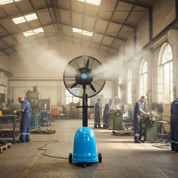 Ventilador Nebulizador MUNEB‑26‑P2 – Enfriamiento Adiabático para Exteriores