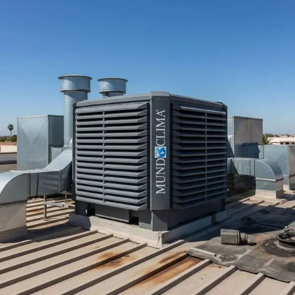Climatizador evaporativo industrial Mundoclima MC50, 50.000 m³/h