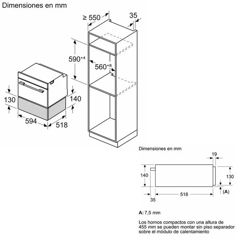 Módulo de Calentamiento Bosch BIC7101B1 Serie 8 – Calor Perfecto para Platos y Tazas