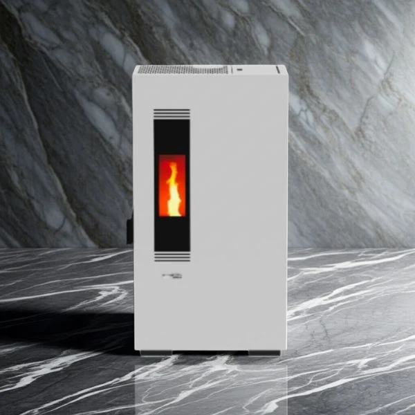Estufa de Pellets MUNDOCLIMA BIOTHERM MILA 5 kW · Alta Eficiencia · Colores Negro o Blanco