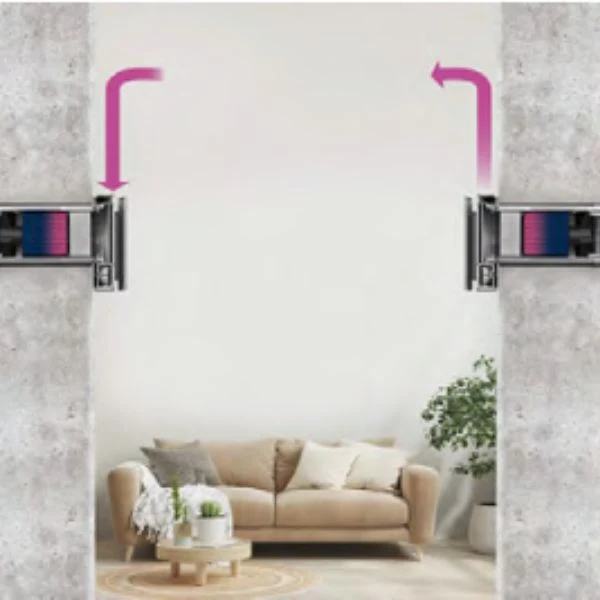 Recuperador de Calor Descentralizado SOLIUS AIRWALL 60 PLUS / 60 WiFi · Ventilación Inteligente · Hasta 97% de Eficiencia