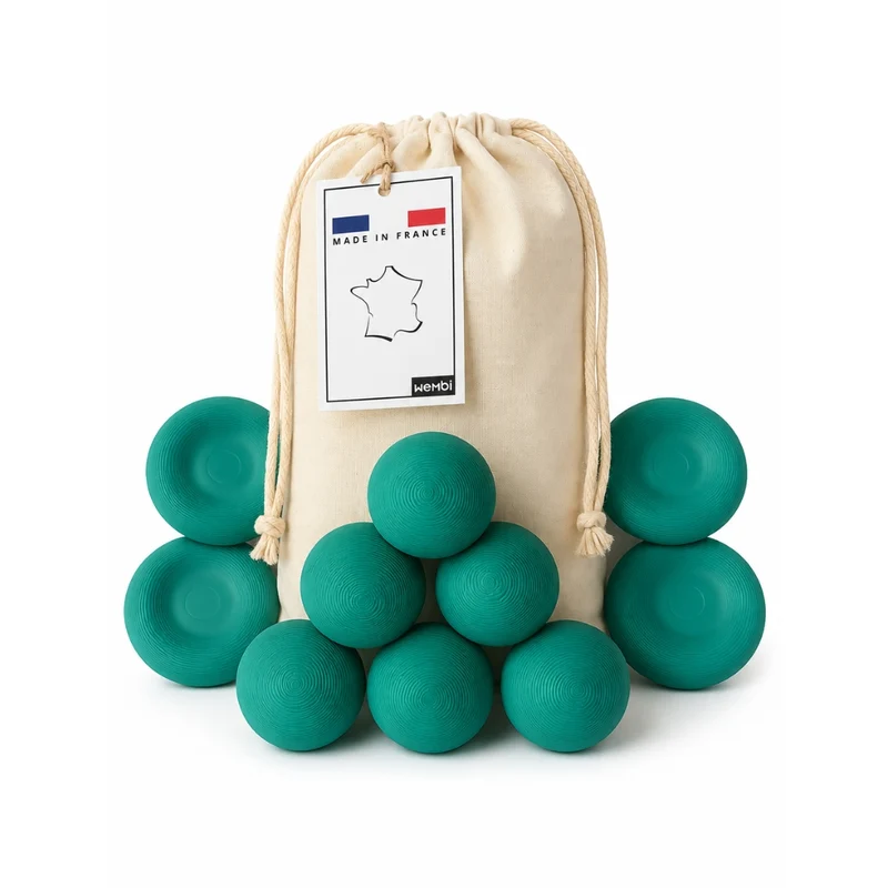 Brassage du linge - 6 Balles et 4 Disques de Lavage
