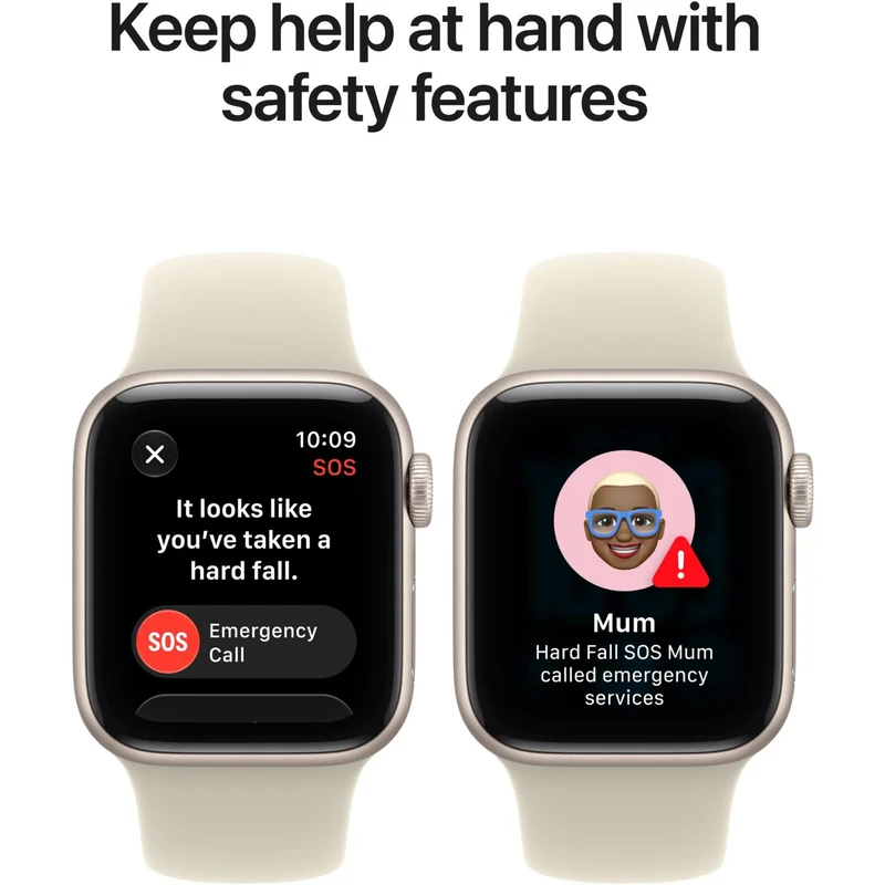 Apple Watch SE 3 GPS 40mm Midnight Aluminium Case Navy Blue Sport Band S/M
