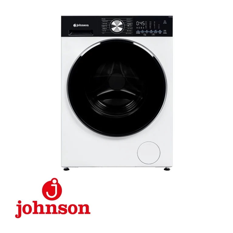 LAVADORA JOHNSON CF 9KG 1400RPM CLASE A-50% VAPOR INVERTER BLANCA Ref. NILO90