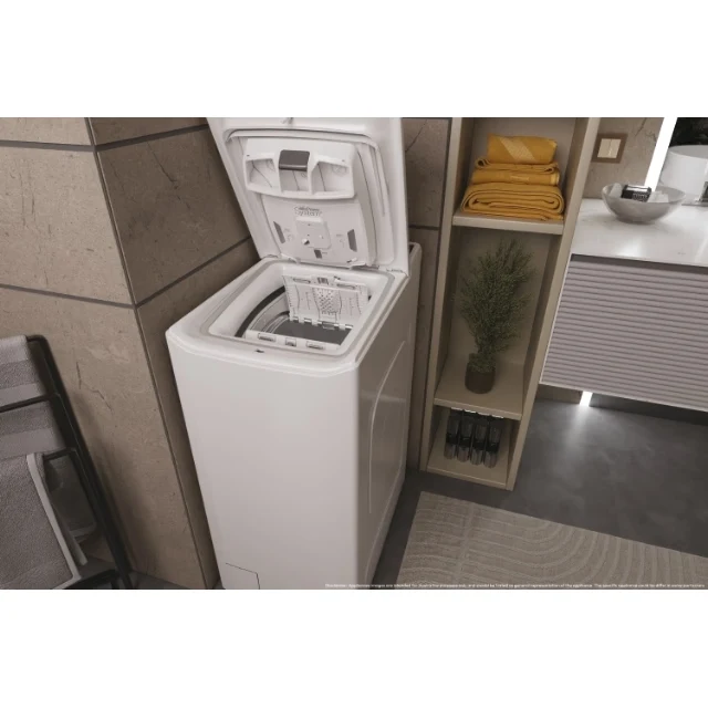 Lavadora carga superior Haier THASN286TM5S, Blanco, 8 kg, 1200 rpm, A