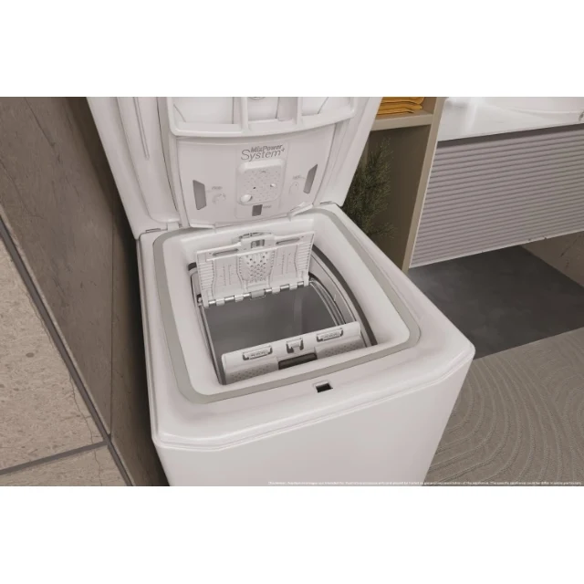 Lavadora carga superior Haier THASN286TM5S, Blanco, 8 kg, 1200 rpm, A