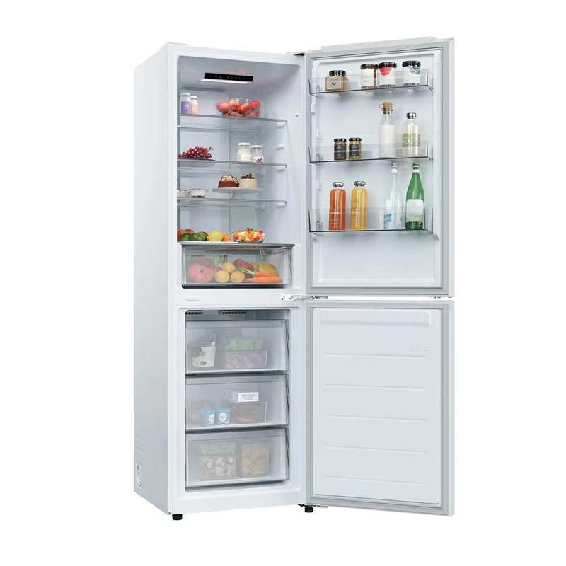Frigorífico Combi Candy CNCQ2T6S18DW, No Frost, 185 cm, 355 L, 4 Cajones, Eficiencia E - Blanco