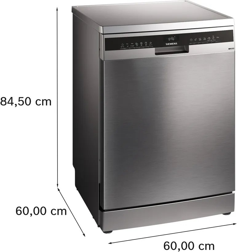 OFERTA LAVAVAJILLAS SIEMENS iQ300 SN23HI02ME, INOX, 14 Servicios, Tercera Bandeja, Clase D, Blanco