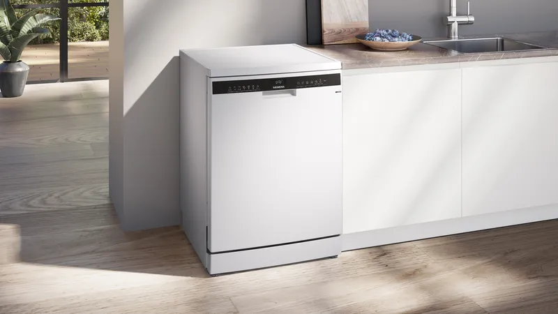 OFERTA LAVAVAJILLAS SIEMENS SN23HW02ME 14 Servicios, Tercera Bandeja, Clase D, Blanco