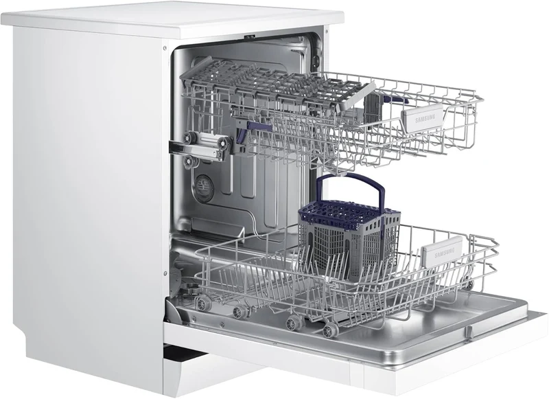 - Lavavajillas de libre instalación, SAMSUNG DW60M6040FW 13cubiertos A++ con Función Higiene [Clase de eficiencia energética D]